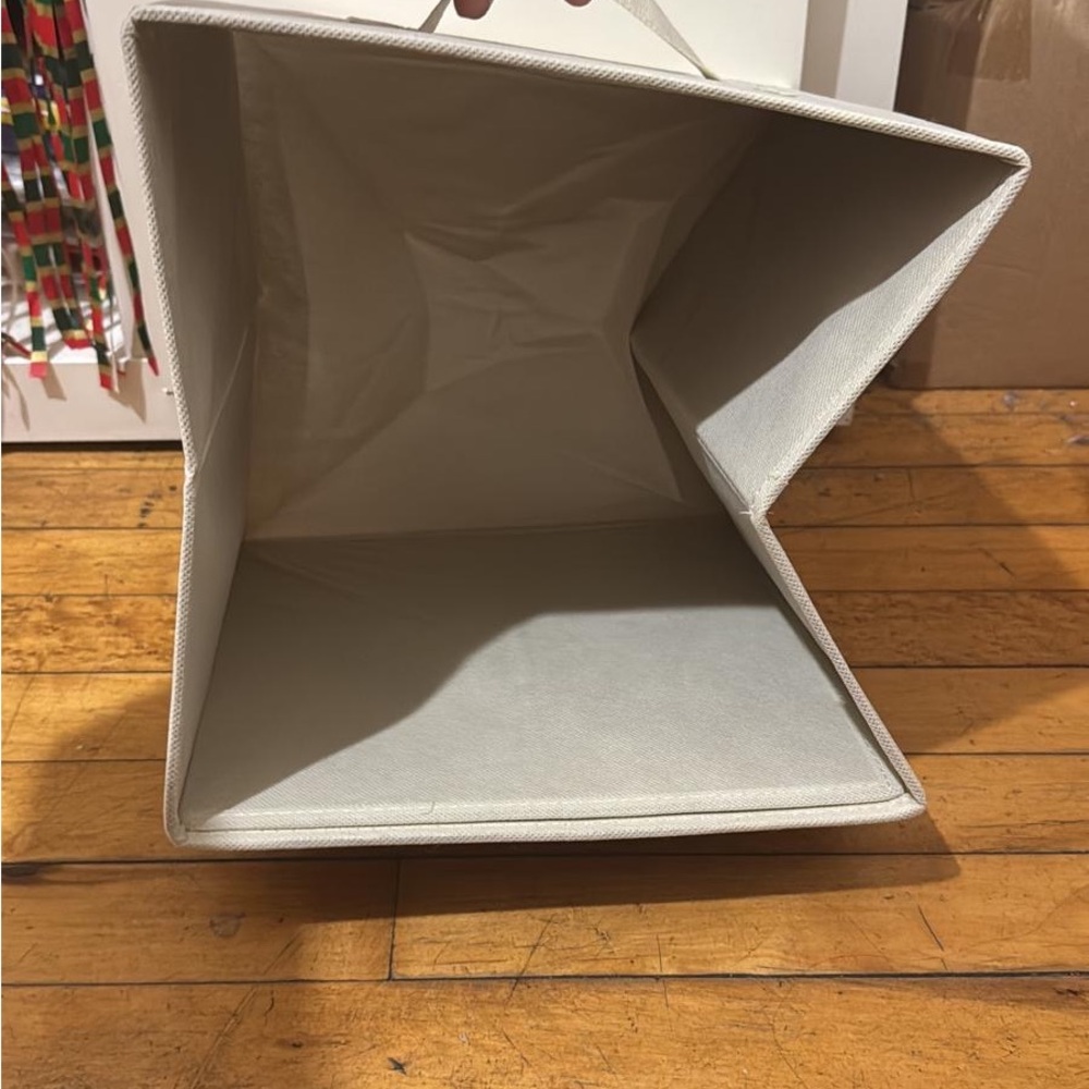 Beige Foldable Storage Cubes (Heavy Duty)